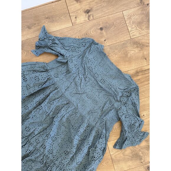 Eyelet Sundance Cotton Dress - Picture 7 of 11